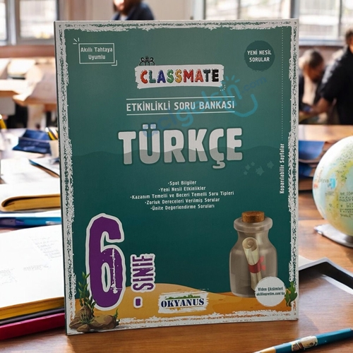 6. Sınıf Classmate Türkçe Soru Bankası Okyanus Yayınları