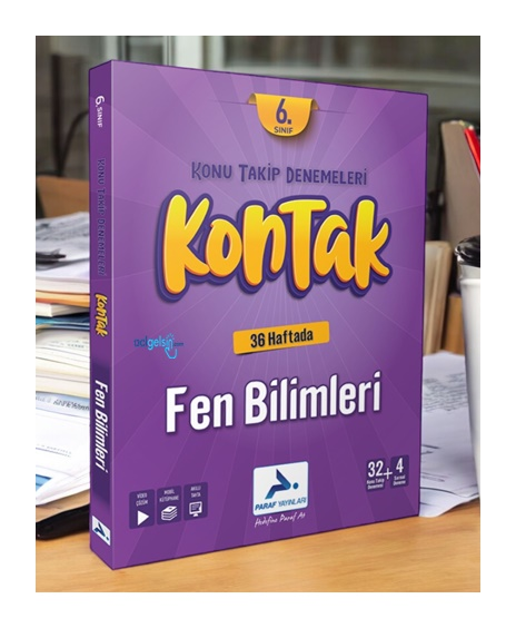 6. Sınıf Fen Bilimleri Kontak Denemeleri Paraf Yayınları