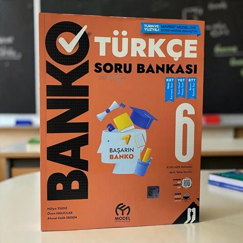 6. Sınıf Banko Türkçe Soru Bankası Model Yayınları