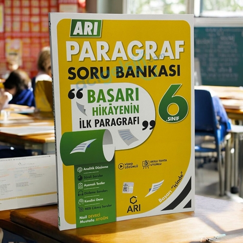 6. Sınıf Arı Paragraf Soru Bankası Arı Yayınları