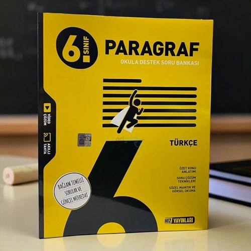 6. Sınıf Türkçe Paragraf Soru Bankası Hız Yayınları