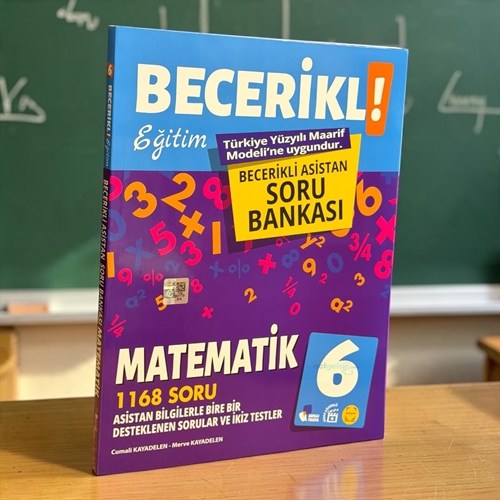 6.sınıf Becerikli Eğitim Matematik Asistan Soru Bankası Fenomen Yayınları