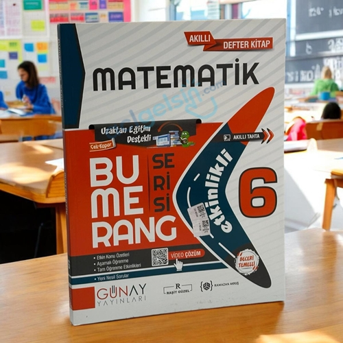 6. Sınıf Bumerang Matematik Etkinlikli Defter Günay Yayınları