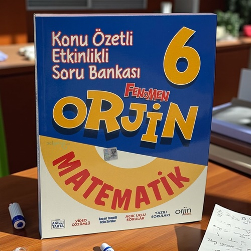 6.sınıf Matematik Konu Özetli Soru Bankası Fenomen Orjin Yayınları