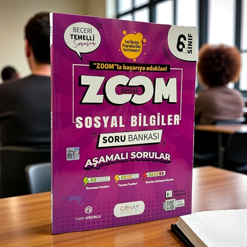 6. Sınıf Sosyal Bilgiler Soru Bankası Zoom Serisi Günay Yayınları