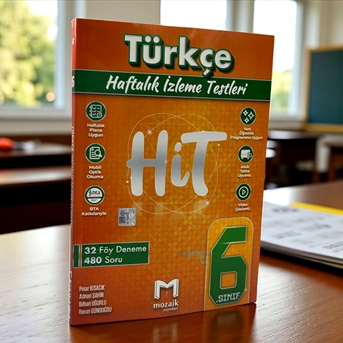 6. Sınıf Türkçe Hit Haftalık İzleme Testleri Mozaik Yayınları
