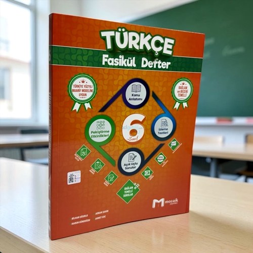6. Sınıf Türkçe Fasikül Defter Mozaik Yayınları