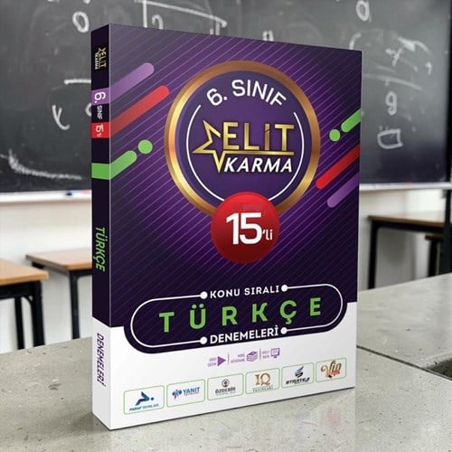 6. Sınıf Elit Karma 15`li Konu Sıralı Türkçe Denemeleri Paraf Yayınları