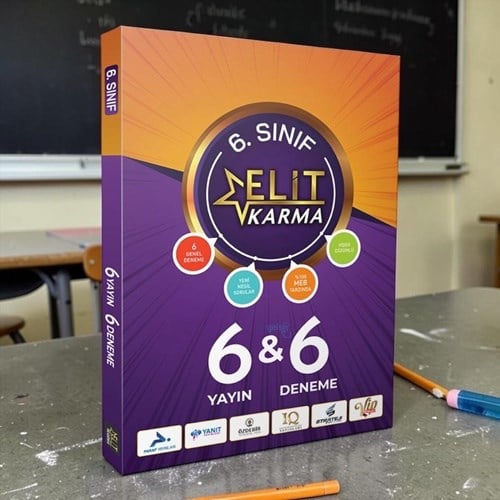 6. Sınıf Elit Karma 6x6 Deneme Çözümlü Paraf Yayınları