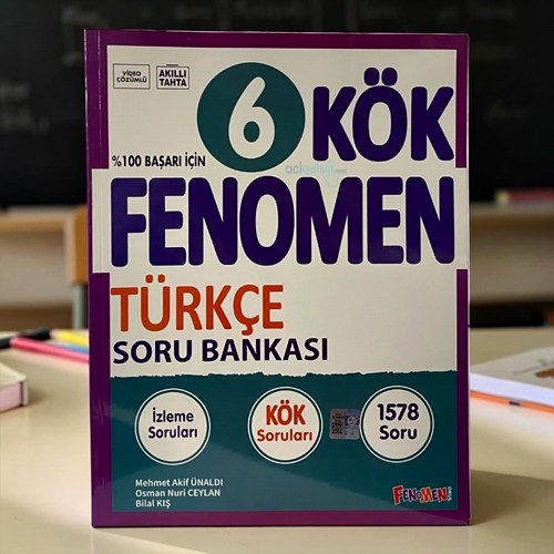 6 Kök Türkçe Soru Bankası Fenomen Yayınları