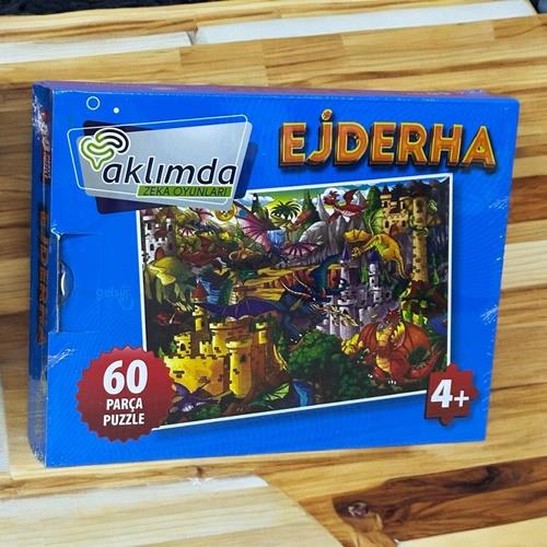 60 Parça Puzzle Ejderha