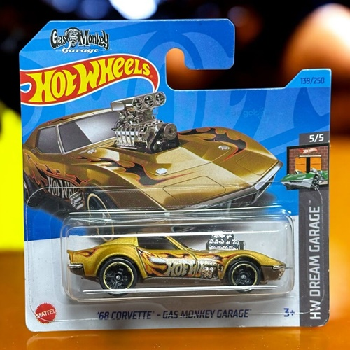 68 Corvette Gas Monkey Garage Hot Wheels Tekli Araba