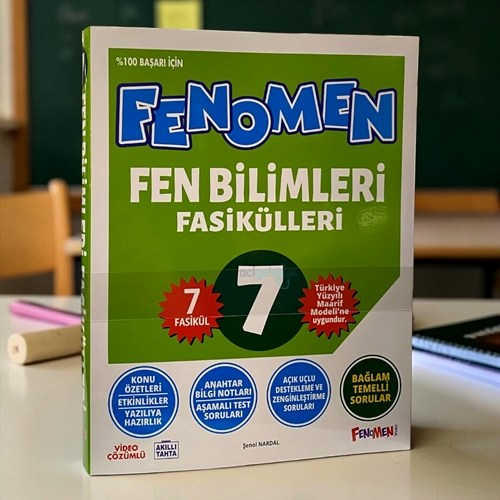 7. Sınıf Fen Bilimleri Fasikülleri (toplam 7 Fasikül) Fenomen Yayınları