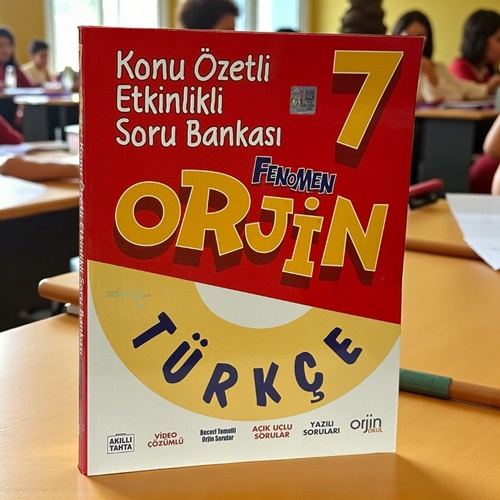 7.sınıf Türkçe Konu Özetli Soru Bankası Fenomen Orjin Okul Yayınları