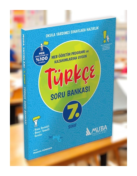 7.sınıf Türkçe Soru Bankası Muba Yayınları