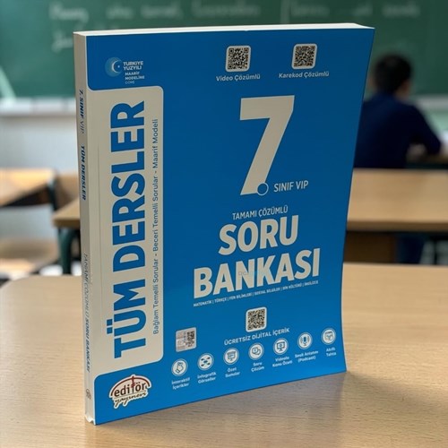 7. Sınıf Tüm Dersler Soru Bankası Editör Yayınları