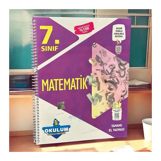 7.sınıf Matematik Okulum Akıllı Defter Murat Yayınları
