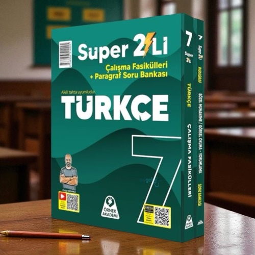 7. Sınıf Süper İkili Türkçe Seti Örnek Akademi Yayınları