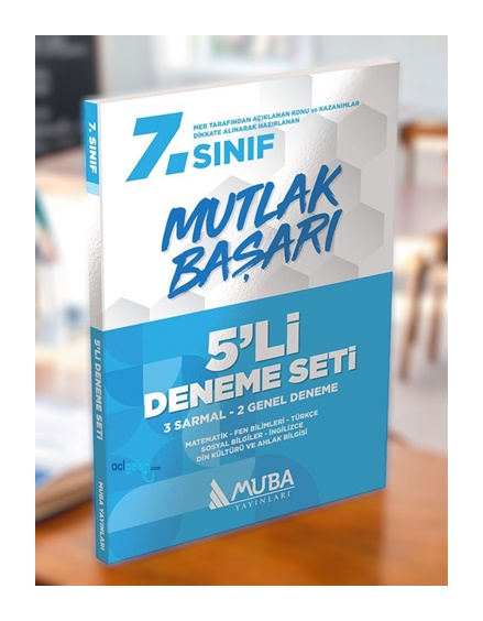 7.sınıf Mutlak Başarı 5 Li Deneme Seti Muba Yayınları