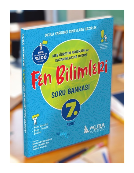 7.sınıf Fen Bilimleri Soru Bankası Muba Yayınları