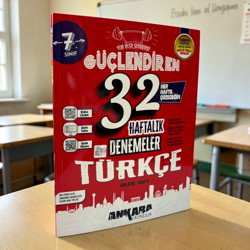 7. Sınıf Türkçe Güçlendiren 32 Haftalık Kazanım Denemeleri Ankara Yayıncılık