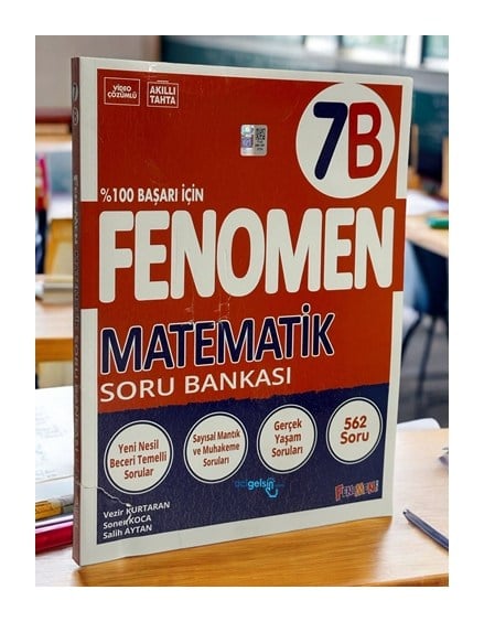 7. Sınıf Matematik Soru Bankası Fenomen B Fenomen Yayınları