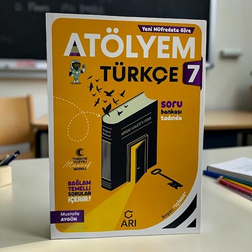 7. Sınıf Atölyem Türkçe Soru Bankası Arı Yayınları