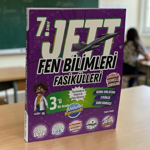 7. Sınıf Jett Fen Bilimleri Fasikülleri Ünlüler Karması Yayınları