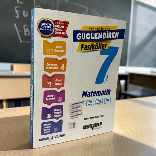 7.sınıf Güçlendiren Matematik Fasikül Set Ankara Yayınları