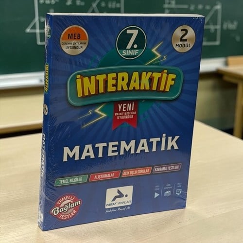 7. Sınıf İnteraktif Matematik Etkinlik Çalışma Kitabı Paraf Yayınları