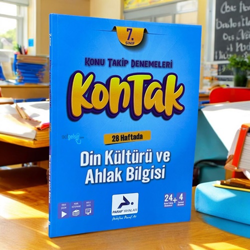 7.sınıf Kontak Din Kültürü Denemeleri Paraf Yayınları