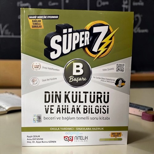 7. Sınıf Din Kültürü Ve Ahlak Bilgisi B Beceri Ve Bağlam Temelli Soru Kitabı Nitelik Yayınları