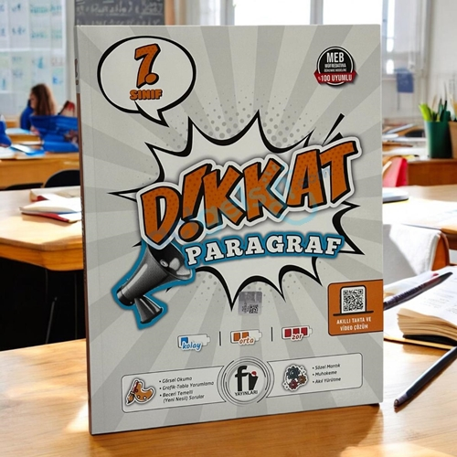 7.sınıf Dikkat Paragraf Soru Bankası Fi Yayınları