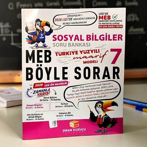 7. Sınıf Sosyal Bilgiler Soru Bankası Sinan Kuzucu 2028