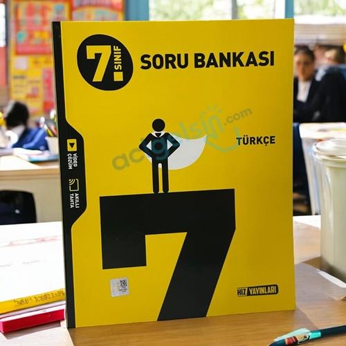 7.sınıf Türkçe Soru Bankası Hız Yayınları