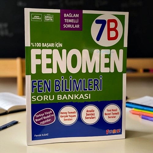 7.sınıf Fen Bilimleri Soru Bankası Fenomen B