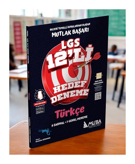 8 .sınıf Türkçe 12 Li Hedef Deneme Muba Yayınları