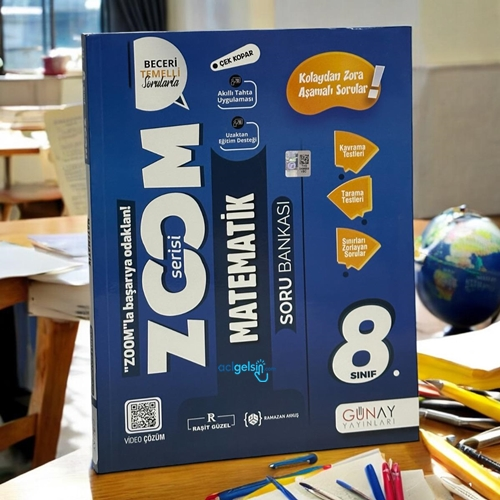 8. Sınıf Matematik Zoom Soru Bankası Günay Yayınları