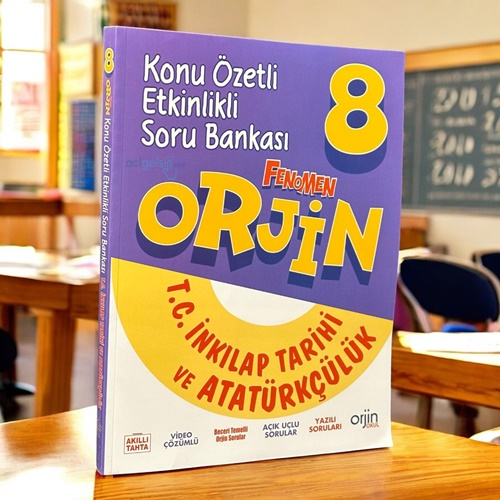 8.sınıf İnkılap Tarihi Ve Atatürkçülük Konu Özetli Soru Bankası Orjin Yayınları