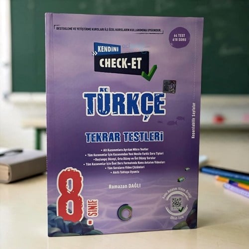 8. Sınıf Kendini Check - Et Türkçe Soru Bankası Okyanus Yayınları