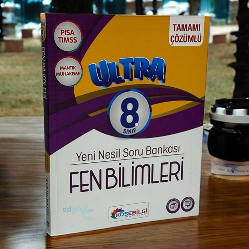 8.sınıf Fen Bilgisi Ultra Soru Bankası Çözümlü Köşebilgi Yayın