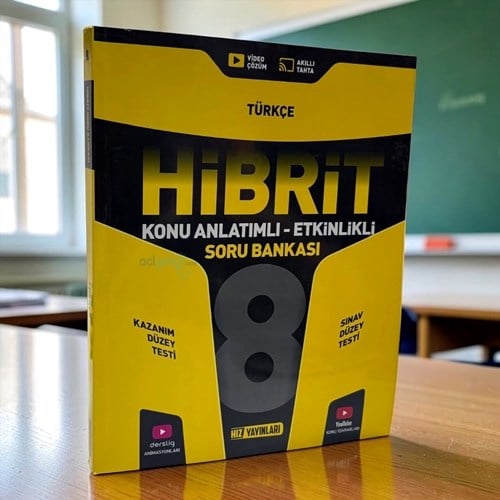 8. Sınıf Hibrit Türkçe Soru Bankası Hız Yayınları