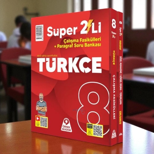 8. Sınıf Süper İkili Türkçe Seti Örnek Akademi Yayınları