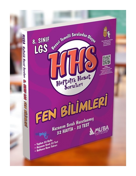 8.sınıf Lgs Fen Bilimleri Haftalık Hasat Soruları Muba Yayınları