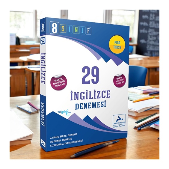 8. Sınıf İngilizce 29'lu Branş Deneme Paraf Yayınları