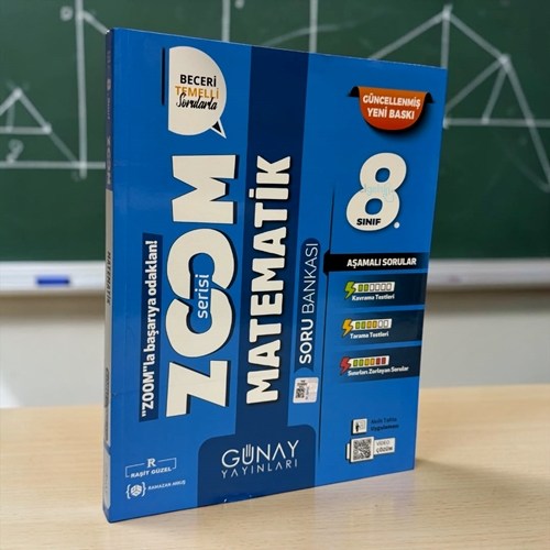 8. Sınıf Matematik Zoom Soru Bankası Günay Yayınları