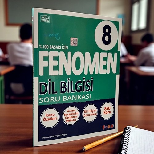 8. Sınıf Fenomen Dil Bilgisi Soru Bankası Fenomen Yayınları