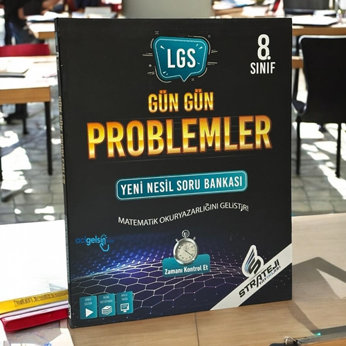 8. Sınıf Matematik Gün Gün Problemler Soru Bankası Strateji Yayınları