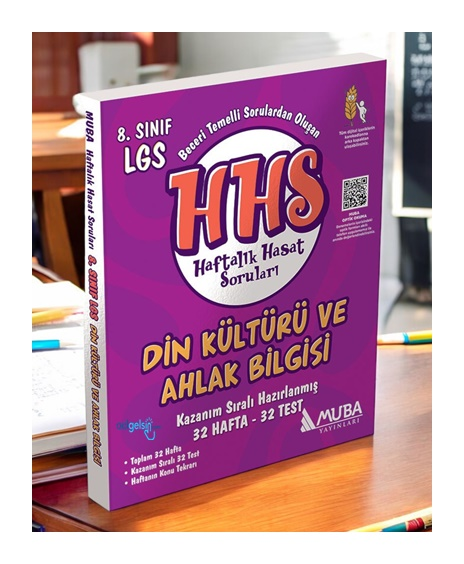 8.sınıf Din Kültürü Haftalık Hasat Soruları Muba Yayınları