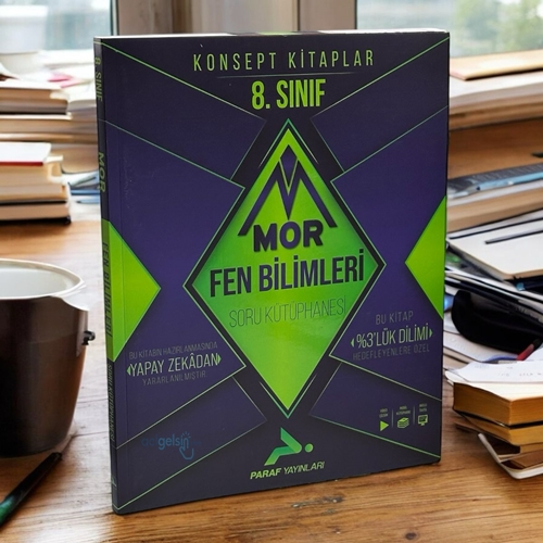 8. Sınıf Mor Fen Bilimleri Soru Kütüphanesi Paraf Yayınları